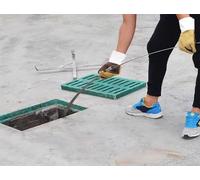 VUIKLCty Manual Drain Unblocker: Drain Blockage Removal Tool with Adjustable Handle(W 25mm/1'',L 25 m/82 ft)