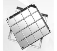 VUIKLCty Piastre e basi di Copertura quadrate for Fosse settiche, pozzetti di drenaggio incassati(50 * 50 * 8cm/19.6 * 19.6 * 3.14in)