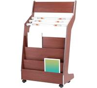 VUIKLCty Portariviste, Portariviste in Legno, Scaffale for Libri, Scaffale portaoggetti, Espositore, Scaffale for Ufficio, Scaffale for Forniture for Ufficio