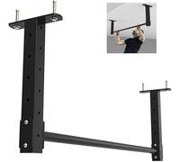 VUIKLCty Supporto a Parete Indipendente Barre for trazioni a soffitto for Esercizi di Forza delle Braccia Regolabili in Altezza for Uso Domestico Barra Superiore del Telaio della Porta(Black)