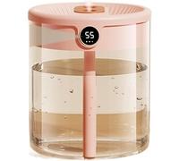 VUIKLCty Umidificatori Umidificatore a Doppio ugello da 2 Litri con Display LCD di umidità Diffusore di Oli Essenziali di aromi di Grande capacità for umidificatori della Camera da Letto di casa(2)