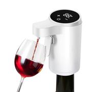 VUIUYOIES Mini decanter per vino automatico portatile, Per unico nel suo genere, che ne esalta il gusto, adatto a diverse forme di bottiglia, facile da distribuire con un clic, bianco