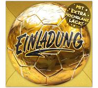 VULAVA 12 biglietti di invito per il compleanno dei bambini e delle bambine + 12 buste - i biglietti per feste di calcio sono l'invito per ragazzi, ragazze, bambini, compleanno, invito, gioco di