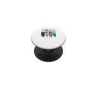 Vulcani, cascate e tartarughe - Vacanza Hawaii PopSockets PopGrip Adesivo