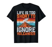 Vulcani Lover Eruzione vulcano Magma Montagne Vulcano Maglietta
