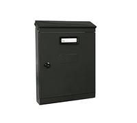 Vulcania 2500EV6NE Cassetta Postale in Acciaio, Nero