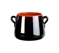 Vulcania Tegame Marmitta 2 Manici Singolo Ceramica ( 14 cm - 16cm - 20cm - 24cm
