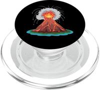 Vulcano Lava Party Magma Eruzione Vulcanica Geologia Hawaii PopSockets PopGrip per MagSafe