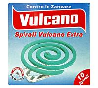 60 ZAMPIRONI SPIRALI INSETTICIDA INSETTI ANTI ZANZARE TIGRE PAPPATACI VULCANO