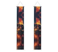 vulcano Stampa Banner Decor Ambiente festivo Ogni occasione Interno Esterno Porta Anteriore Portico Di Più