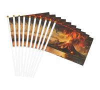 vulcano Stampa Facilitazione Portatile Bandiera Leggero Parata Home Decor Eventi Uso Versatile