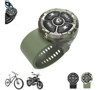 VulcanSync Pro - Bike Bluetooth Controller, Wireless Music Controller, Waterproof Adjustable Steering Wheel Remote Control for Cars, Bicycles and Motorcycles (Green)