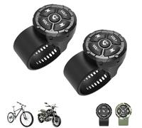 VulcanSync Pro - Bike Bluetooth Controller, Wireless Music Controller, Waterproof Adjustable Steering Wheel Remote Control for Cars, Bicycles and Motorcycles (Black*2)