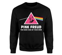 Vulfire Felpa Unisex Pink Freud (Nero, XL)