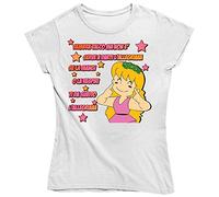 Vulfire Maglietta Donna Pollon Sembrava Talco ma Non è (Bianco, XL)