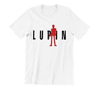 Vulfire Maglietta Lupin E Margot, Regalo Coppia Lui E Lei, Regali Fidanzati, Magliette Simpatiche, T Shirt Coppia Amore Anniversario, Anime T Shirt Cartoni Animati, 1 Pezzo (Bianco, Uomo, L)