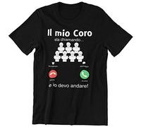 Vulfire Maglietta Uomo Il Mio Coro Sta chiamando (Nero, L)