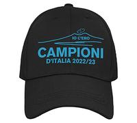 Vulfire Napoli Cappello Uomo Donna Regalo Tifoso Originale Idee Regali per Lui e per lei per Natale, Taglia Unica Cappello Nero con Visiera Sportivo Calcio (Nero)
