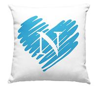 Vulfire Napoli federa per cuscino, regalo Tifoso originale Idee Regali per lui e per lei pillow bianco sportivo calcio uomo donna - senza Imbottitura (40_x_40_cm, Bianco)