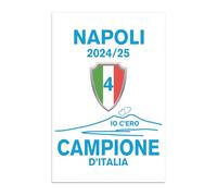 Vulfire Napoli Poster da parete regalo Tifoso originale Idee Regali per lui e per lei per Natale quadri moderni sportivo calcio uomo donna (A3 29,7 x 42 cm)
