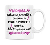 Vulfire Nonna Tazza Regalo Donna Compleanno Idea Originale Idee Regali per lei per Natale Festa della Mamma, Miglior Regalo Siamo Noi. (Nonna (Noi), Ceramica)
