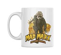 Vulfire Tazza in Ceramica Mad Marx The Class Warrior, Gadget Filosofia, Tazza Colazione Karl Marx, Idea Regalo Filosofi, Tazze Divertenti, Regali Coppia per Lui per Lei (Bianco, Ceramica)