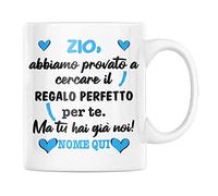 Vulfire Zio Tazza Regalo Uomo Compleanno Idea Originale Idee Regali per Lui per Natale, Regalo Perfetto Siamo Noi (Zio (Noi), Ceramica)