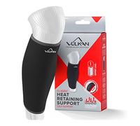 Vulkan Supporto classico per polpaccio/stinco – Manica a compressione traspirante Nero XL (42–46 cm)