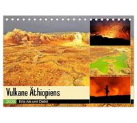 Vulkane Äthiopiens - Erta Ale und Dallol (Tischkalender 2026 DIN A5 quer), CALVENDO Monatskalender: Vulkane im Rausch der Farben