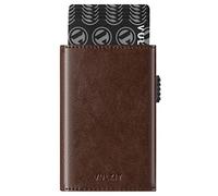 VULKIT Portafoglio in Pelle Pop Up Card Holder RFID Blocking con Scomparto per Banconote a Tutta Lunghezza, Finestra ID & Chiusura Magnetica