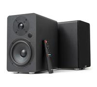VULKKANO A5 ARC MKII Casse per TV Bluetooth HDMI ARC | Woofer 5,25", 100W, telecomando, Bluetooth 5.0, HDMI ARC, Ottica, RCA, USB, uscita subwoofer, finitura legno