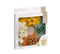 Vulli - Sophie La Giraffa - Il mio primo puzzle bambino 10 mesi+ con 4 pezzi in gomma naturale - Giocattolo di risveglio sensoriale e dentizione - Sviluppo motorio e coordinamento - Idea regalo