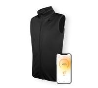 Vulpés Ganymed - Gilet riscaldabile intelligente | Controllabile da Smartphone | Tecnologia Graphen | Progettato e sviluppato in Germania | Senza PowerBank (XXL)