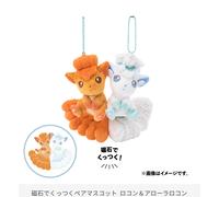 Vulpix e Alolan Vulpix Magnet Pair Mascotte Peluche Nitamono Doushi Pokemon...