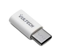 VulTech ADP-01P Adattatore Micro-Usb a Type-C adattatore per trasmissione dati per Galaxy S7/S7 Edge/S6/J7, S9/S10, LG G4, Hua Wei P10/ P9 Lite-Nero MacBook Pro, Samsung e Huawei, Nero