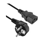 Vultech Cavo di alimentazione ALIM15 1,5 m Schuko 16A a IEC C13 10A per Monitor, TV LED, PC, Stampante