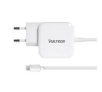 Vultech Alimentatore AU-67WTC Usb-C Auto settante Per Notebook e Smartphone Tecnologia GAN e Funzione PPS Carica batterie rapido Compatibile con MacBook Air, iPad, Samsung Galaxy S25 Ultra/S24+/S23