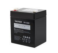Vultech Batteria Ricaricabile AGM VRLA 4,5Ah 12V Sigillata al Piombo, Faston F2