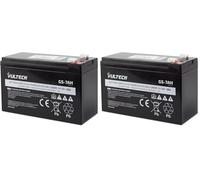 Vultech Batteria Ricaricabile AGM VRLA 7AH 12V Sigillata al Piombo Faston F2 per UPS (Gruppi di Continuità), sistemi di Videosorveglianza, Allarmi, Giocattoli Elettrici,Bici Elettriche
