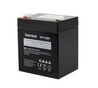 Vultech Batteria Ricaricabile Ermetica al Piombo 4,5AH 12V Faston F2 per dispositivi elettrici, gruppi di continuità (UPS), sistemi di Videosorveglianza, Allarmi, Giocattoli Elettrici,Bici Elettriche