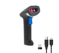 VulTech BC-07L-WBT Barcode Scanner Wireless 2.4Ghz / Bluetooth/USB Lettore Codici a Barre 2D 1D QR, Scansione su display, POS, Registratore Cassa Magazzino Supermercato Farmacia Windows/Mac/Linux