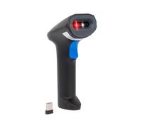 VulTech BC-07L-WBT Barcode Scanner Wireless 2.4Ghz / Bluetooth/USB Lettore Codici a Barre 2D 1D QR, Scansione su display, POS, Registratore Cassa Magazzino Supermercato Farmacia Windows/Mac/Linux
