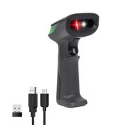 VulTech BC-07P-WBT Barcode Scanner Wireless 2.4Ghz / Bluetooth/USB Lettore Codici a Barre 2D 1D QR, Scansione su display, POS, Registratore Cassa Magazzino Supermercato Farmacia Windows/Mac/Linux