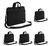 Vultech Borsa per Notebook 15.6” con Vano pc Imbottito, Maniglie e Tasca Esterna, Tracolla rimovibile e regolabile