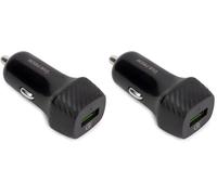 Vultech CA-1Q Caricatore Auto smartphone e tablet 18W Porta USB QC3 Quick Charge 3.0 con max velocità di carica. Caricabatterie Auto Mini per iPhone, iPad, Samsung Galaxy, Huawei, Xiaomi, Oppo, Vivo