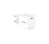 VULTECH CARICATORE ADATTATORE UNIVERSALE, 1 X TYPE-C PD30W GAN PPS 33W, BIANCO C