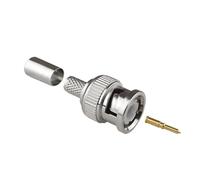 VULTECH CONNETTORE BNC MASCHIO A CRIMPARE PER CAVO RG179 10 PZ SA31504-179 NEW