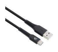 VULTECH CAVO SMARTPHONE IN TPE USB TO TYPE-C 1,2M 3.0A 60W - NERO (CS-TAC12BK)**PUOI PAGARE ANCHE ALLA CONSEGNA!!!**