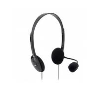 VULTECH CUFFIE CON MICROFONO HS-01 REV 2.2, DOPPIO JACK 3,5MM + ADATTATORE