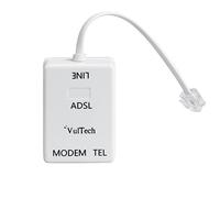 VulTech Filtro Adsl Rj11 Splitter Telefono Modem